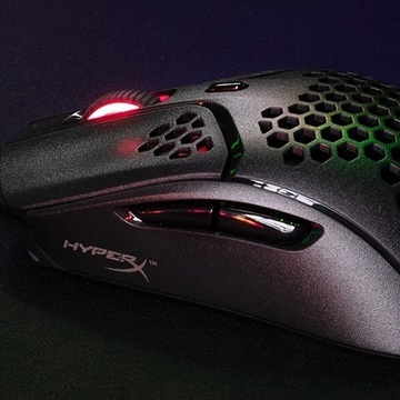 HyperX 蜂巢式电竞鼠标 Pulsefire Haste 相容 NVIDIA Reflex 技术