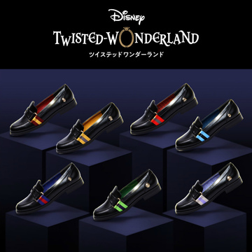 《迪士尼 扭曲仙境》联名乐福鞋、休闲鞋今日发售 以游戏内宿舍为主题推出 7 种鞋色